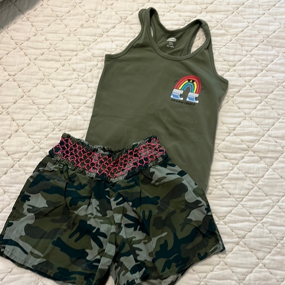Shorts and tank set